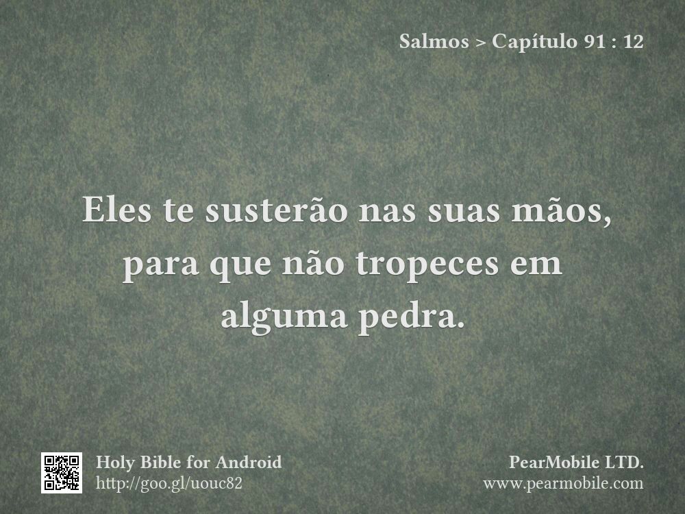 Salmos, Capítulo 91:12